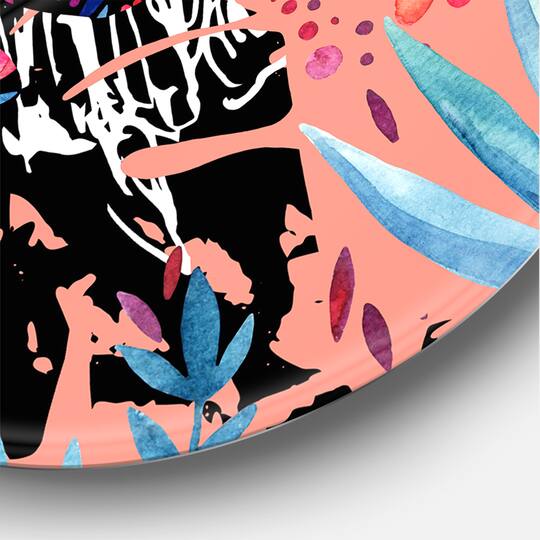Designart - Tropical Floral Patchwork II